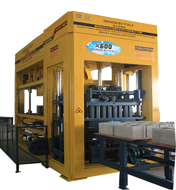 稭稈(gǎn)纖維混(hùn)凝土制(zhi)磚機