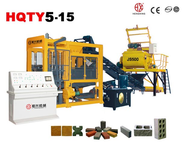 QT5-15小(xiǎo)型空心(xīn)磚機 混(hùn)凝土空(kong)心砌塊(kuai)成型機(ji)