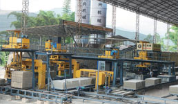 免蒸(zheng)發泡砌塊(kuài)生産線